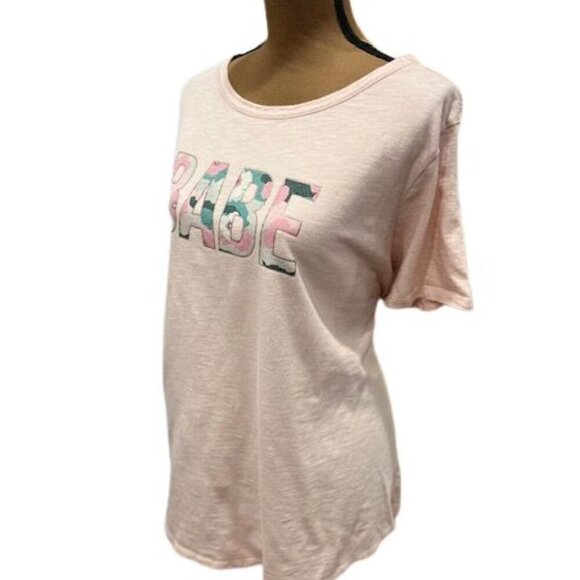 Lane Bryant Pink “BABE” Short Sleeve T-Shirt – Size 22/24 - Picture 3 of 6